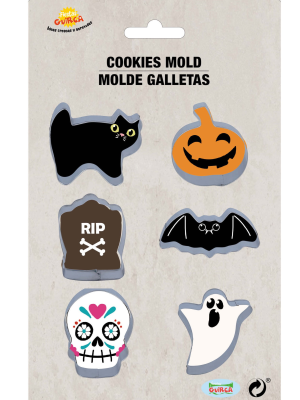 6 Moldes para Galletas Terror