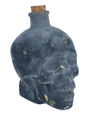 Botella Calavera Cristal 13cms.