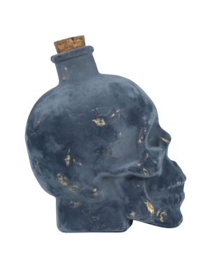 Botella Calavera Cristal 13cms.