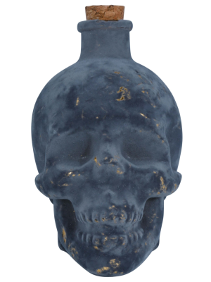 Botella Calavera Cristal 13cms.