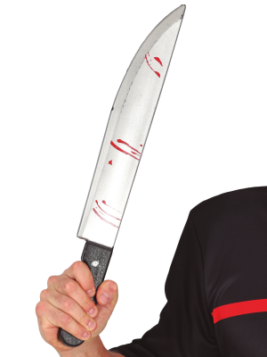 Gran Ganivet Cobert De Sang