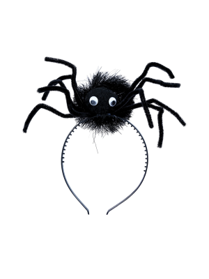Diadema con Araña Negra