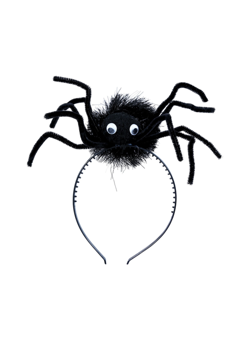 Diadema con Araña Negra
