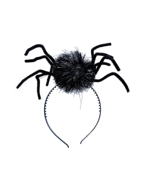 Diadema con Araña Negra