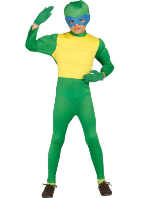 Disfraz de Tortuga Ninja Verde Infantil - Disfraces de Cine y Tv para Niños
