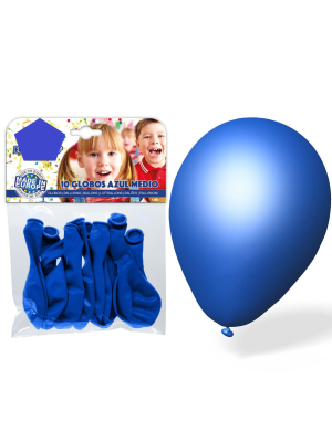 Globos Azules 10 Unid