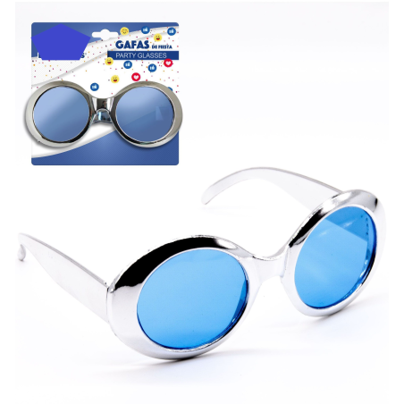 Gafas Disco Plateadas