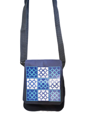 Bolso Bandolera Azul Lauburu Baldosa Bilbao