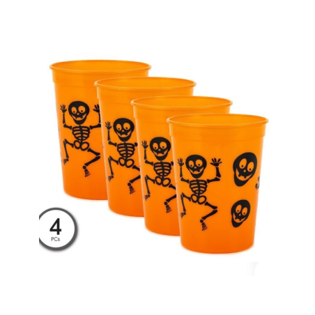Vaso Halloween Naranja