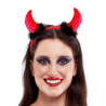 Cuernos Diablo con Plumas