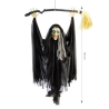 Muñeco Colgante Bruja Escoba con Luz