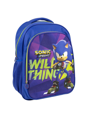 Mochila Escolar Mediana 42 Cm Sonic Prime