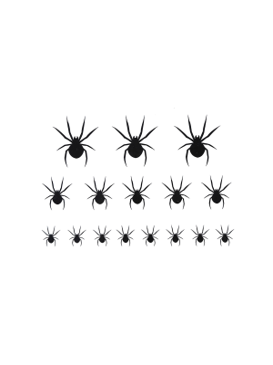 Tatuaje Cara Araña Glitter