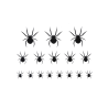 Tatuaje Cara Araña Glitter