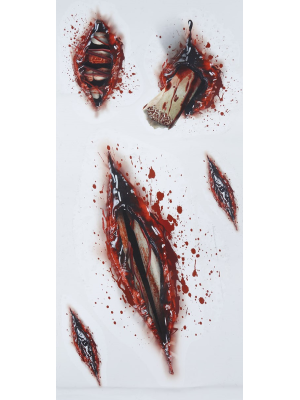 Set de Tatuajes Herida Abierta