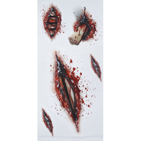 Set de Tatuajes Herida Abierta