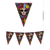 Guirnalda Banderines Triangulares Dia de Los Muertos