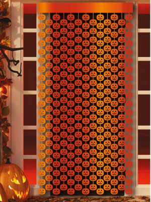 Cortina Calabazas Metalizadas 1x2 m