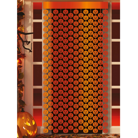 Cortina Calabazas Metalizadas 1x2 m