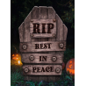 Lapida "Rest in Peace" Plastico 56cm