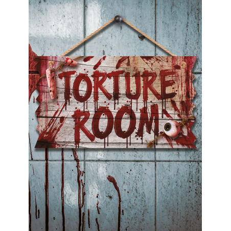 Cartel Cuarto de Tortura 35x20