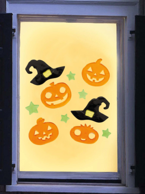Pegatinas Calabazas Halloween en Gel