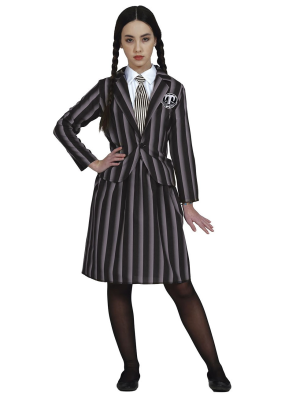 Disfraz de Miercoles Uniforme Adolescente