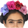 Diadema de Flores Multicolor - Complementos de Esqueletos y Catrinas
