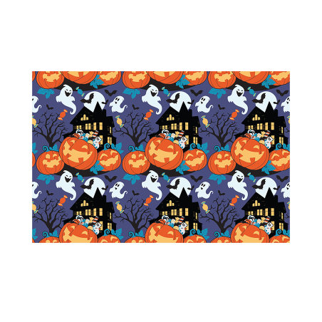 Mantel Calabazas y Fantasmas