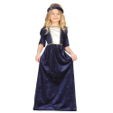 Comprar Disfraz de Dama Medieval Azul Infantil - Disfraces Medievales para Niñas