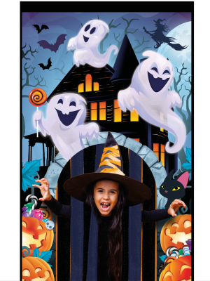 Cortina Fantasmas para Decoracion de Puertas