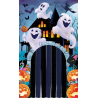 Cortina Fantasmas para Decoracion de Puertas