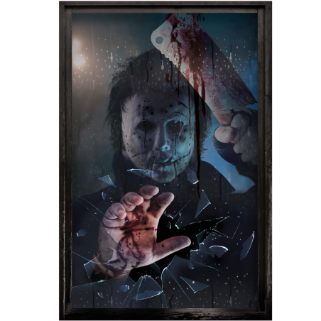 Decoracion de Ventanas Zombies 80x120cm