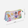 Estuche Princesas Disney 3 Compartimentos