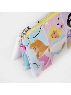 Estuche Princesas Disney 3 Compartimentos