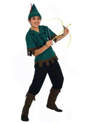 Disfraz de Ladron del Bosque Infantil - Epoca Medieval