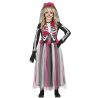 Disfraz de Catrina Rosa Largo Infantil