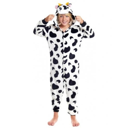 Disfraz de Vaca Pijama Peluche Infantil
