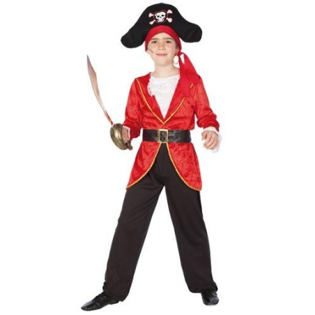 Comprar el Vestit de Pirata Vermell Nen sol 15.00€ – vestit de Botiga en línia