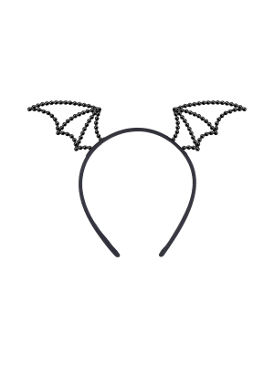 Diadema Murcielago Piedras Preciosas - Complementos Disfraces Halloween
