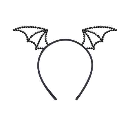 Diadema Murcielago Piedras Preciosas - Complementos Disfraces Halloween
