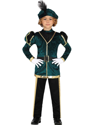 Disfraz de Paje Verde Infantil