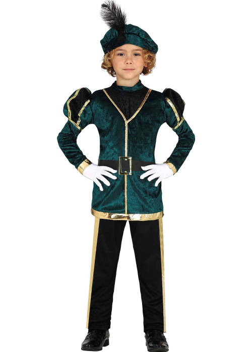 Disfraz de Paje Verde Infantil