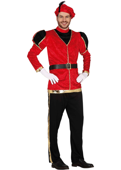 Disfraz de Paje de Rojo