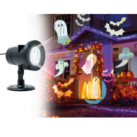 Proyector Led Figuras Halloween Exterior