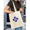 Bolsa Lona con Lauburu azul