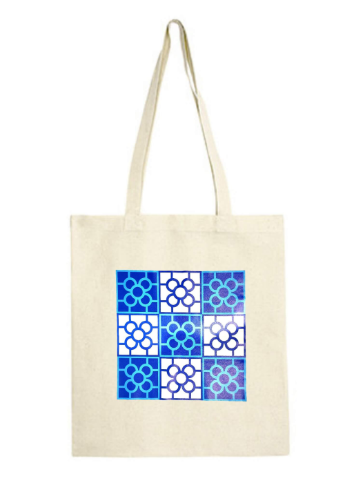 Bolsa Lona Baldosa de Bilbao