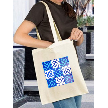 Bolsa Lona Baldosa de Bilbao