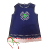 Vestido Arrantzale Mahon Trebol Cuadros Bebe