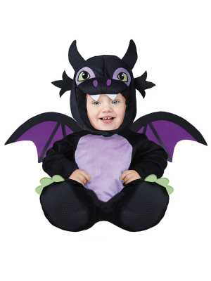 Disfraz de Dragon Negro Bebe